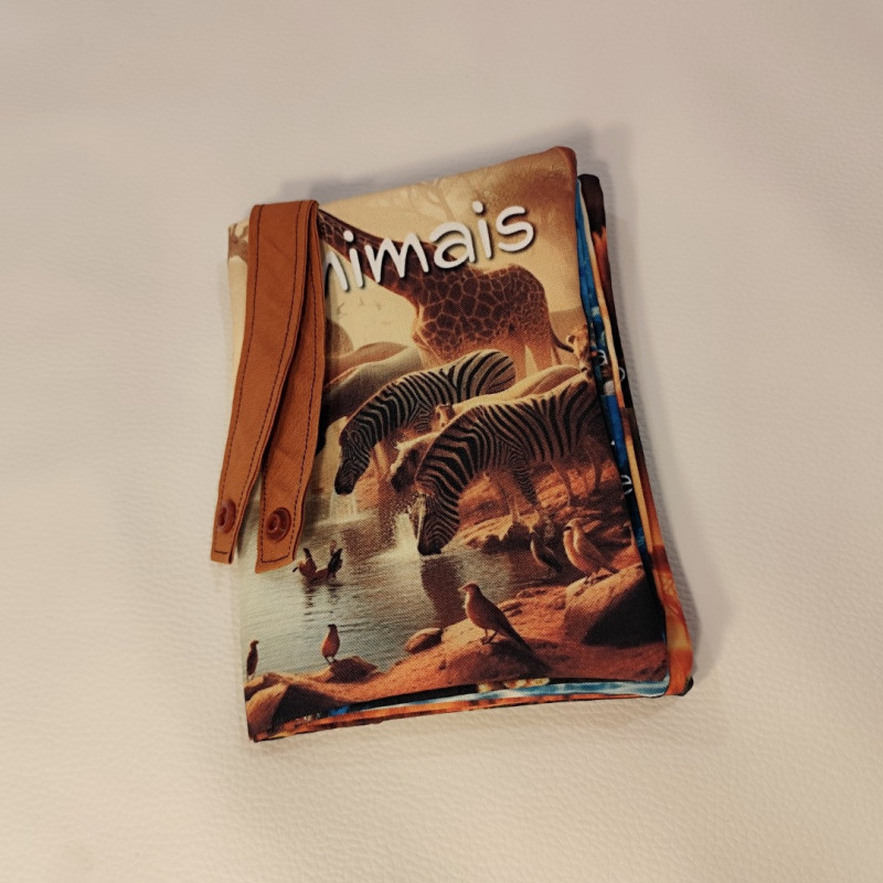 Livro de tecido - animais