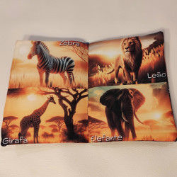 Livro de tecido - animais