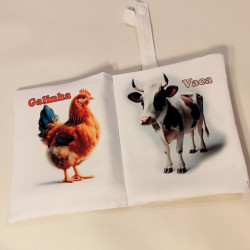 Livro de tecido - animais I