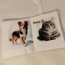 Livro de tecido - animais I