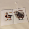 Livro de tecido - animais I