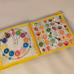 Quiet book - matemática divertida