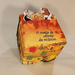 Cubo "A magia da estrela de Outono"