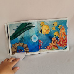 Quiet book "Descobre os animais marinhos"
