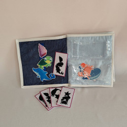 Quiet book "Descobre os animais marinhos"