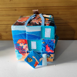 Cubo "Fundo do mar"