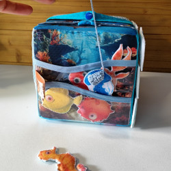 Cubo "Fundo do mar"