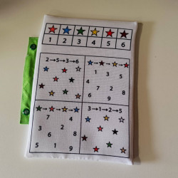 Caderno de exercícios reutilizável
