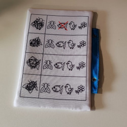 Caderno de exercícios reutilizável