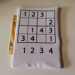 Caderno de exercícios reutilizável