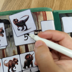 Quiet book "Dinossauros"